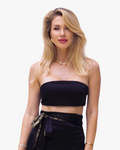 Bandeau Top | Viscose Satin