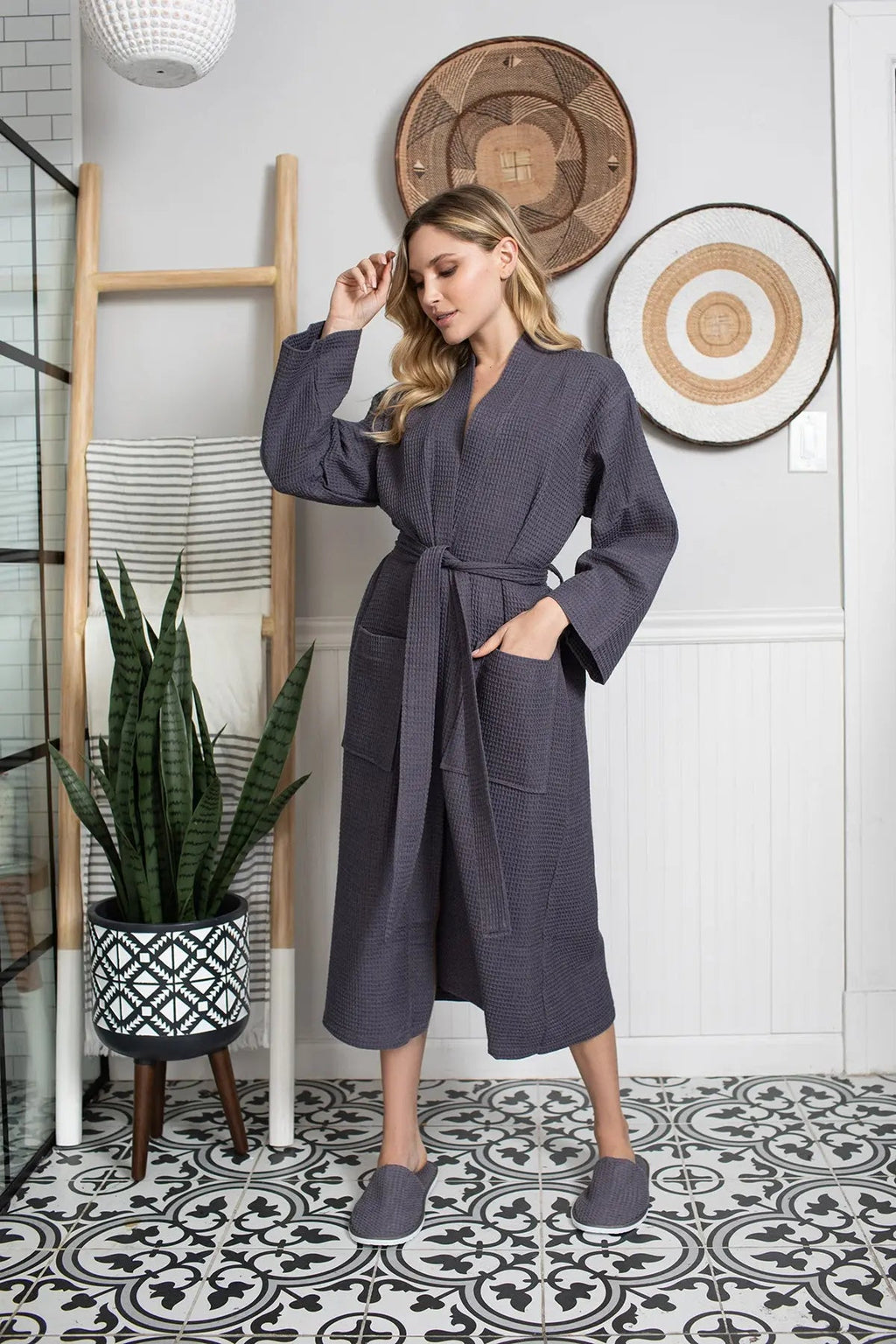 Waffle Robe Womens | Lightweight and Quick-Dry Spa Comfort