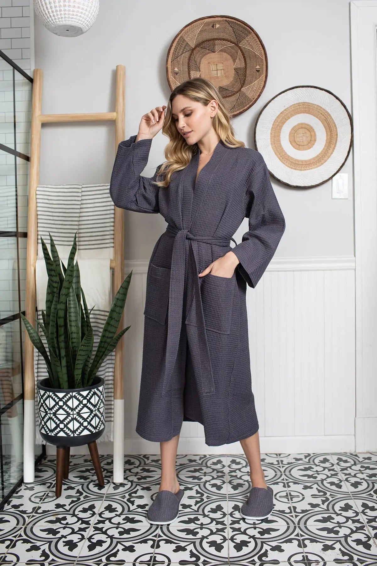 Waffle Robe Womens | Lightweight and Quick-Dry Spa Comfort