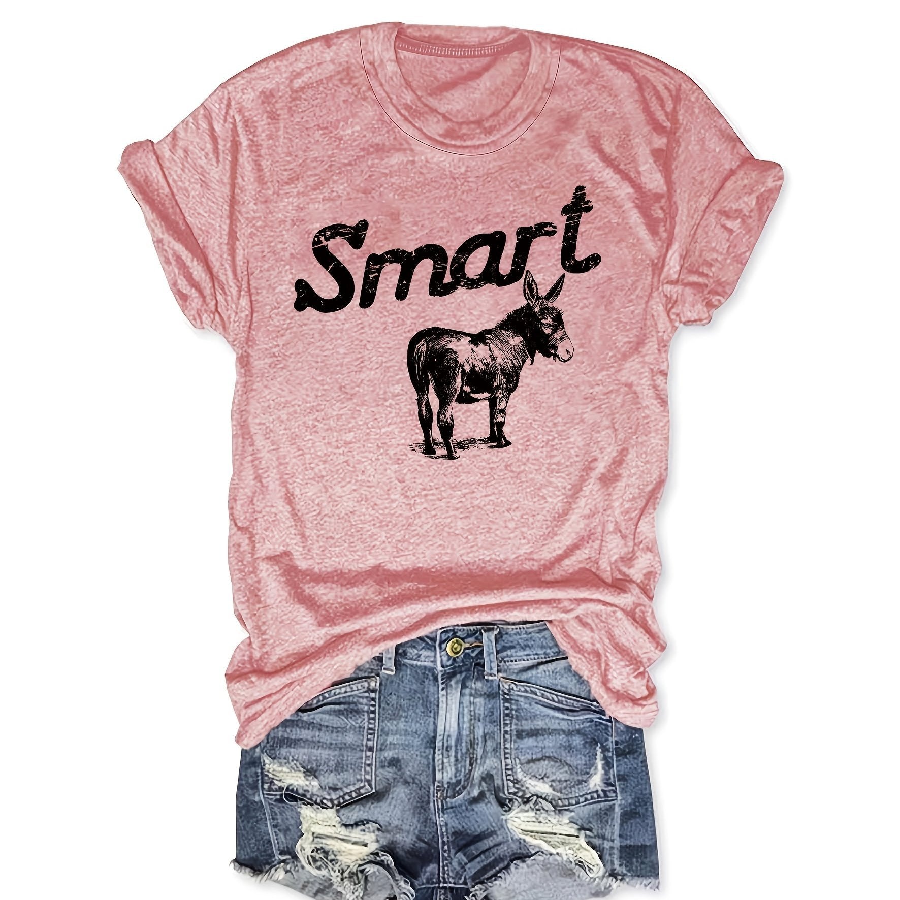 Women's Round Neck Short Sleeve T-Shirt
