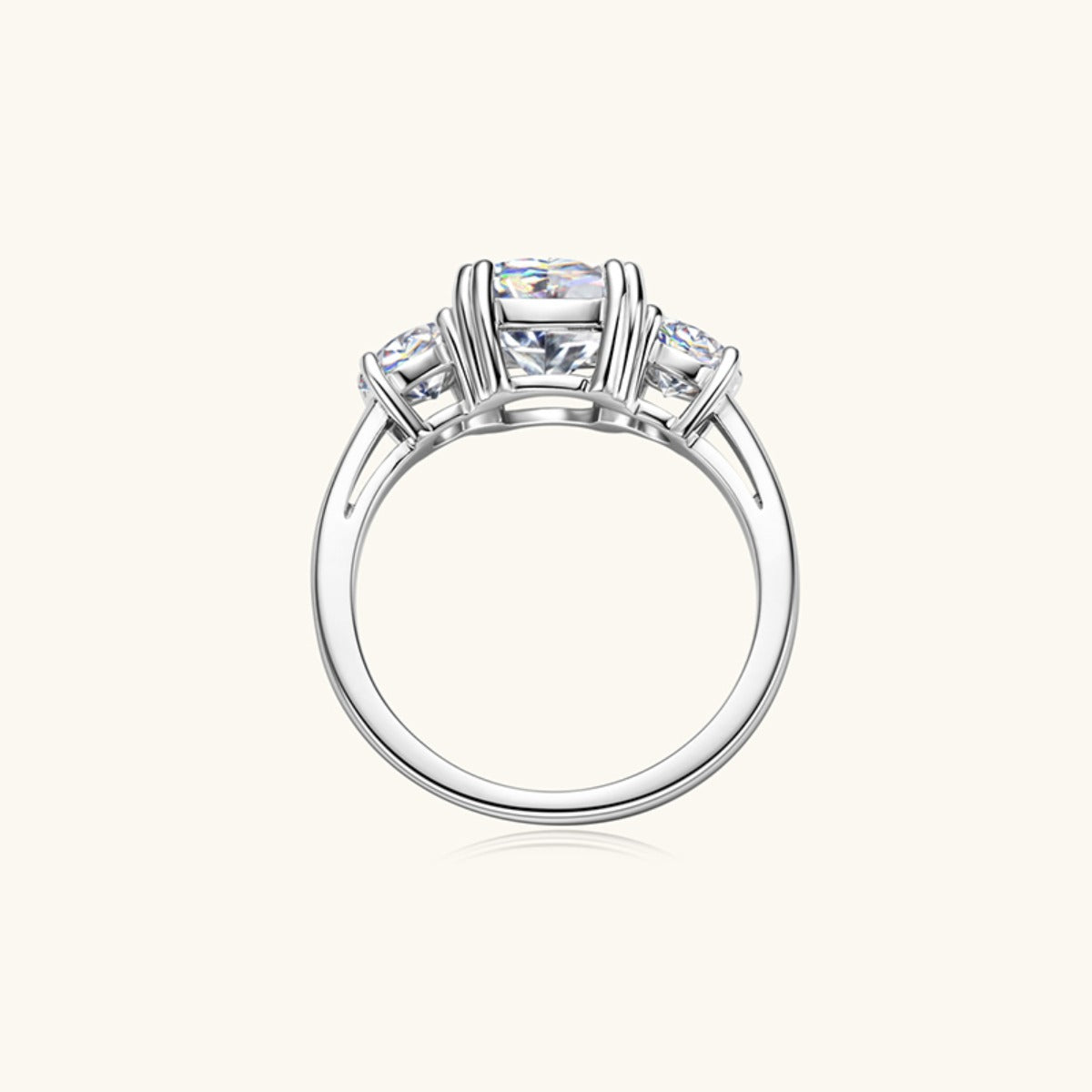 Moissanite Engagement Ring