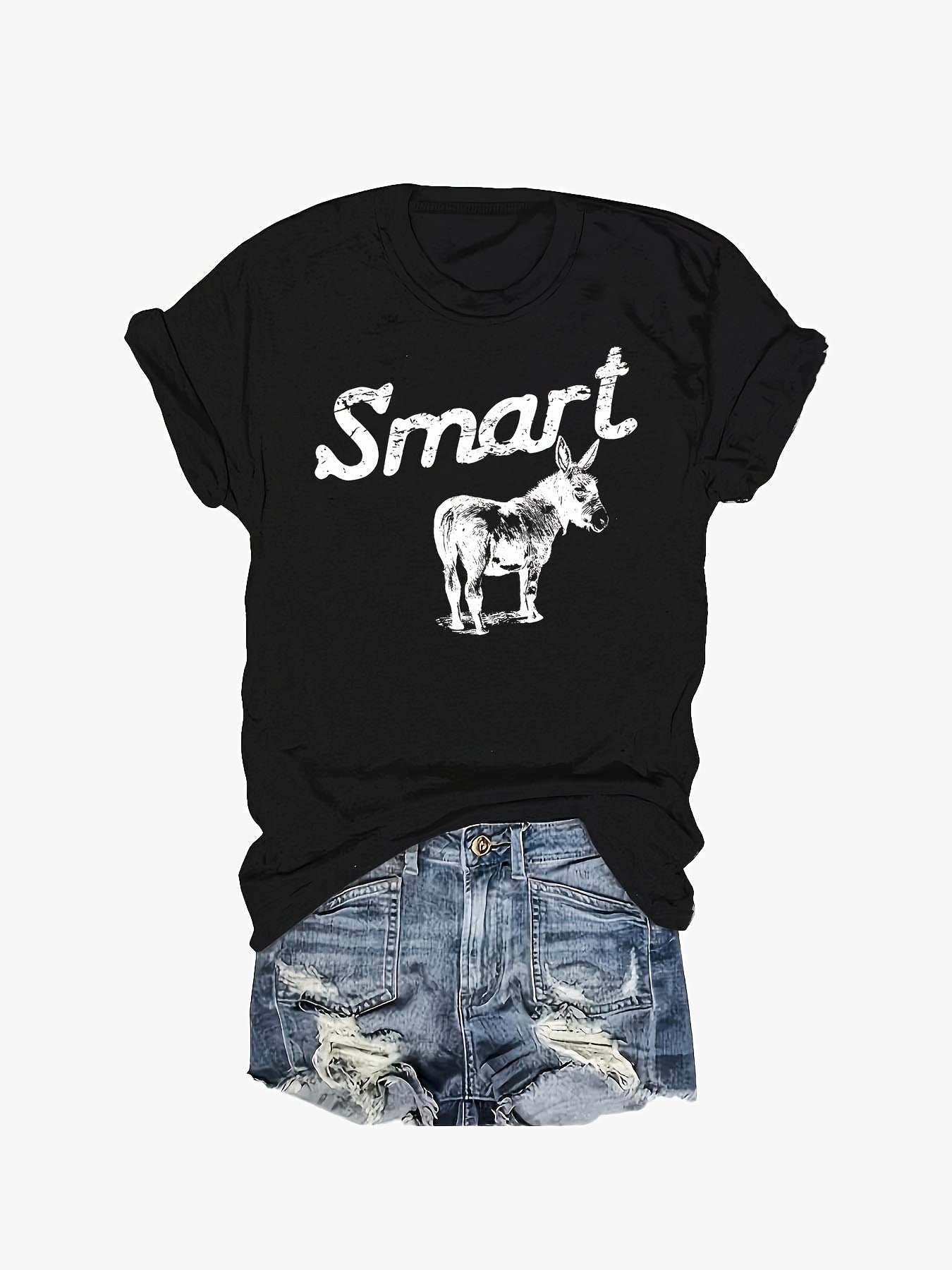 Women's Round Neck Short Sleeve T-Shirt