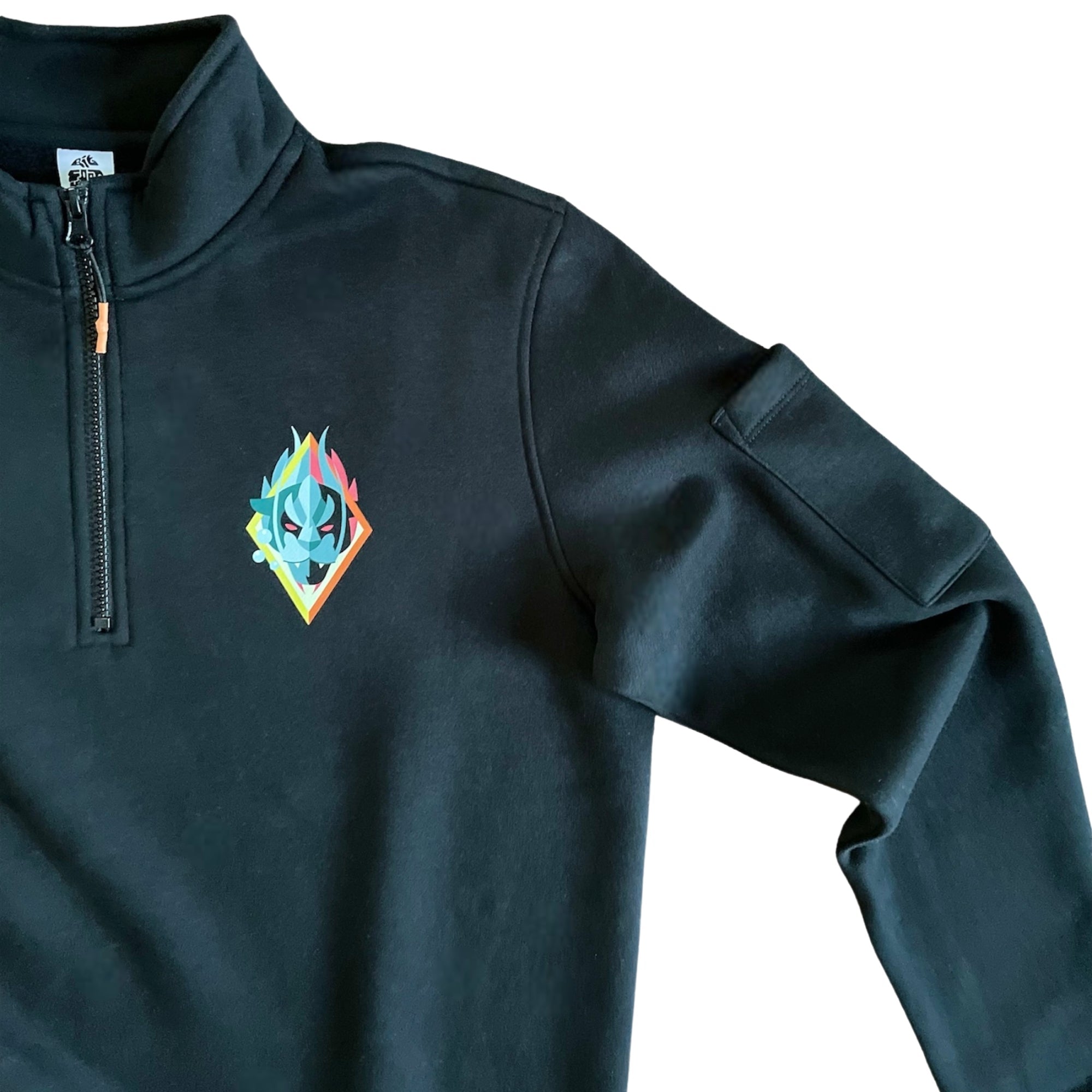 Beastland Panther Zip Fleece Sweatshirt