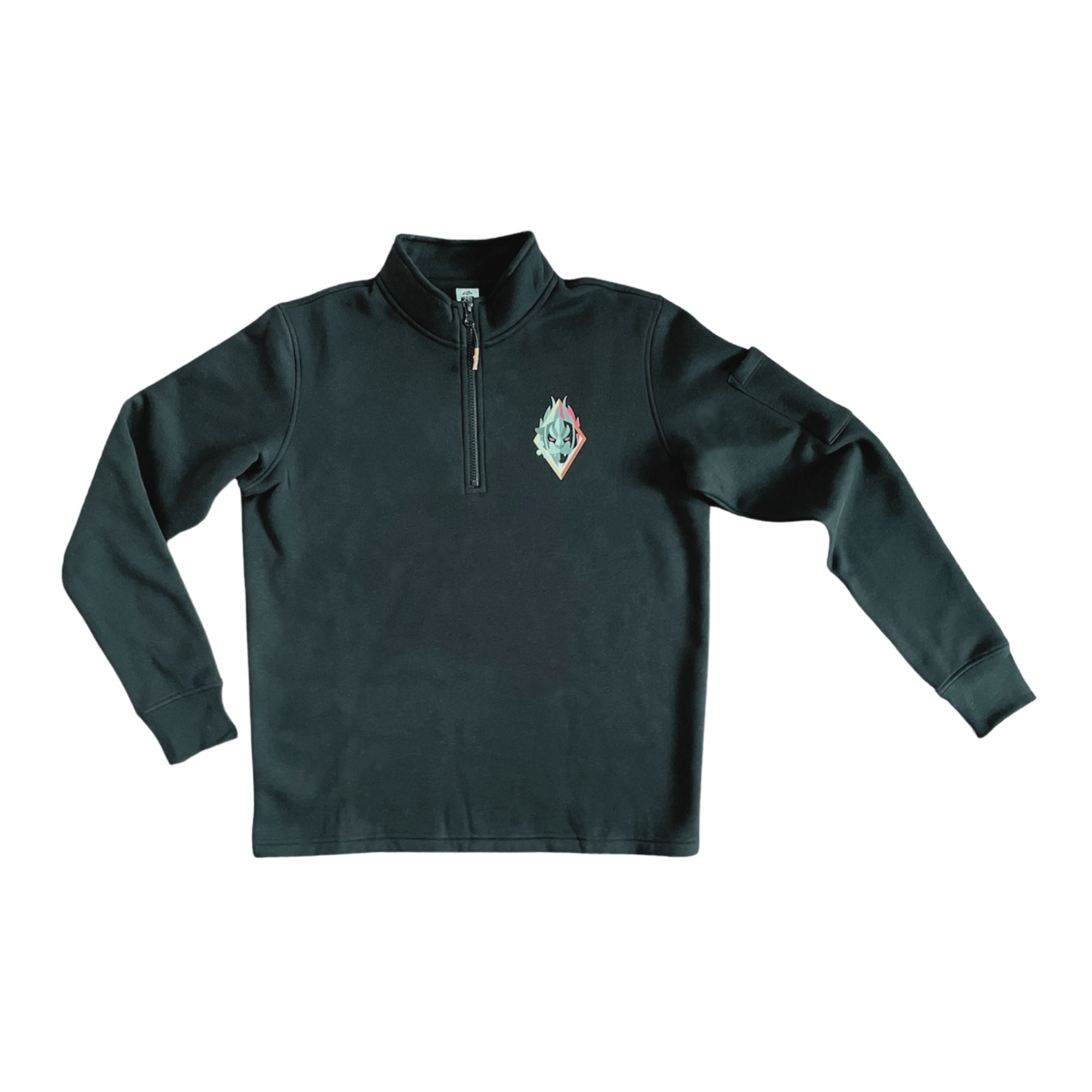 Beastland Panther Zip Fleece Sweatshirt