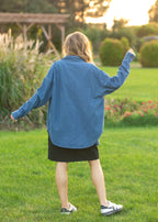 Betty Denim Button-Up Top