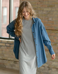 Betty Denim Button-Up Top