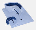 Ralph Cotton Knit-Stretch Button-Up Shirt with Contrast Details | Tailored Fit