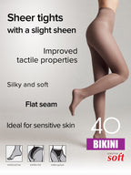 Conte Bikini Tights 40 Den | Ajour Top