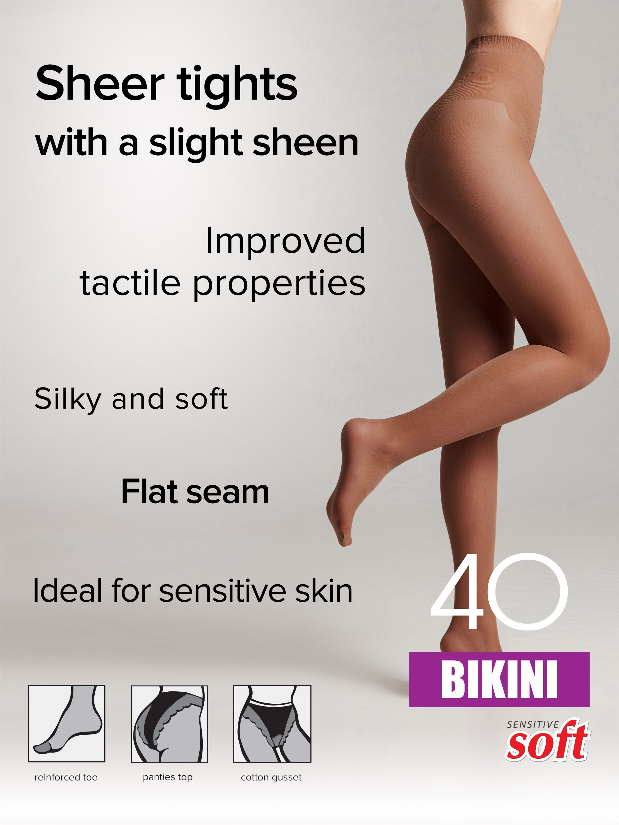 Conte Bikini Tights 40 Den | Ajour Top