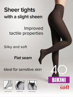 Conte Bikini Tights 40 Den | Ajour Top