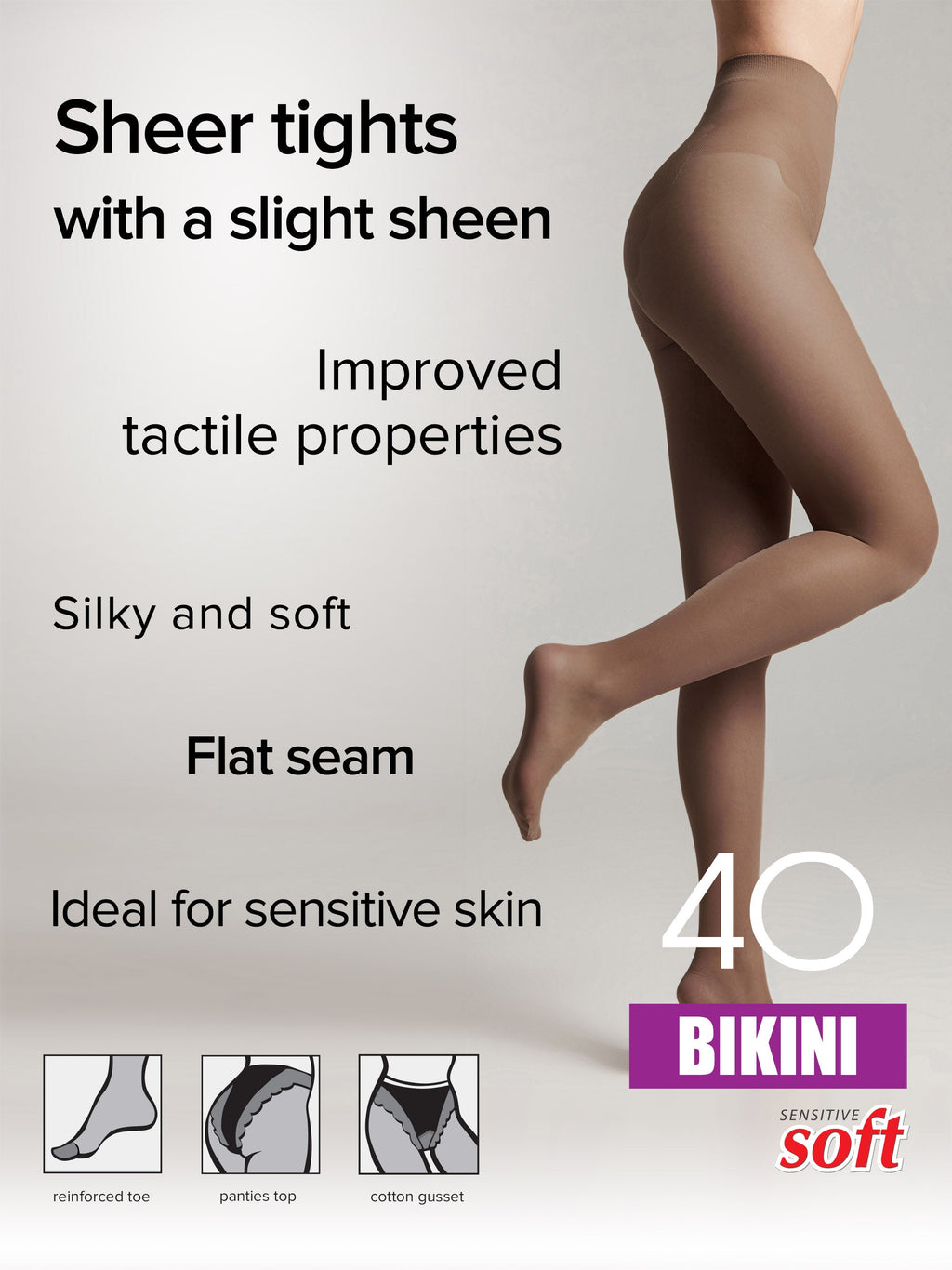 Conte Bikini Tights 40 Den | Ajour Top