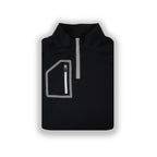 Black Men's Q-Zip Sweatshirt
