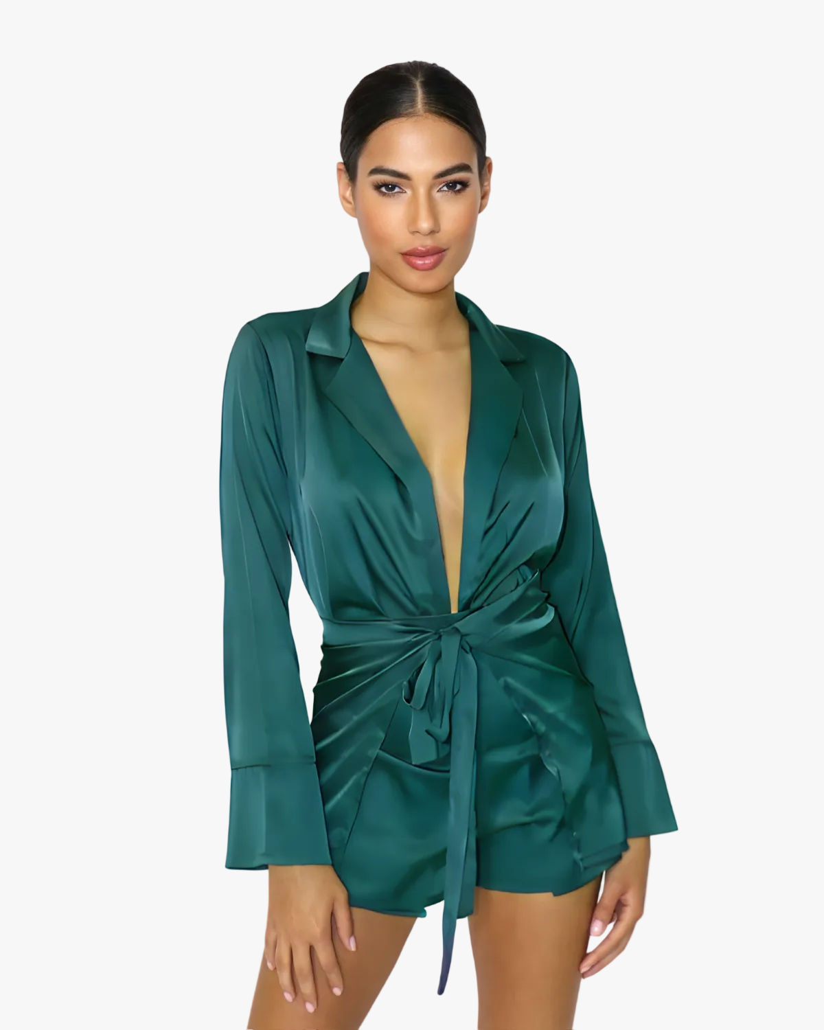 Blazer Top | Satin