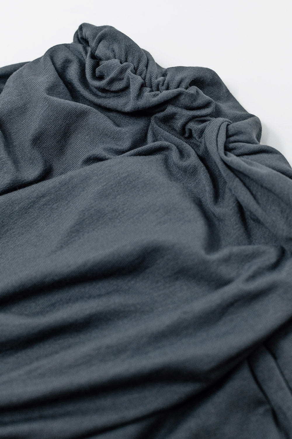 Bodycon Off Shoulder Top in Grey