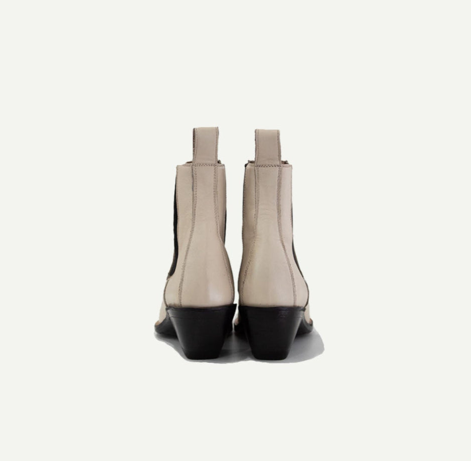 The Sandra Boot in Bone