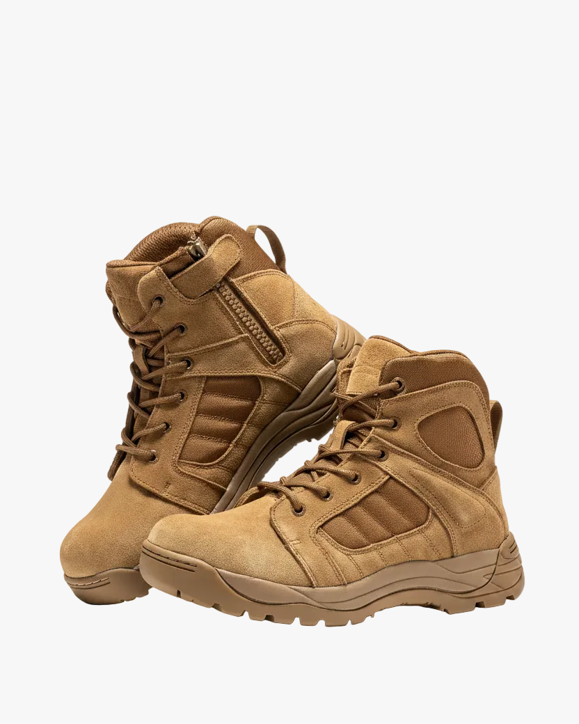 Botas Pro Coyote Men's 6” Side Zipper Rubber Sole Tactical Boots | BMP111CT