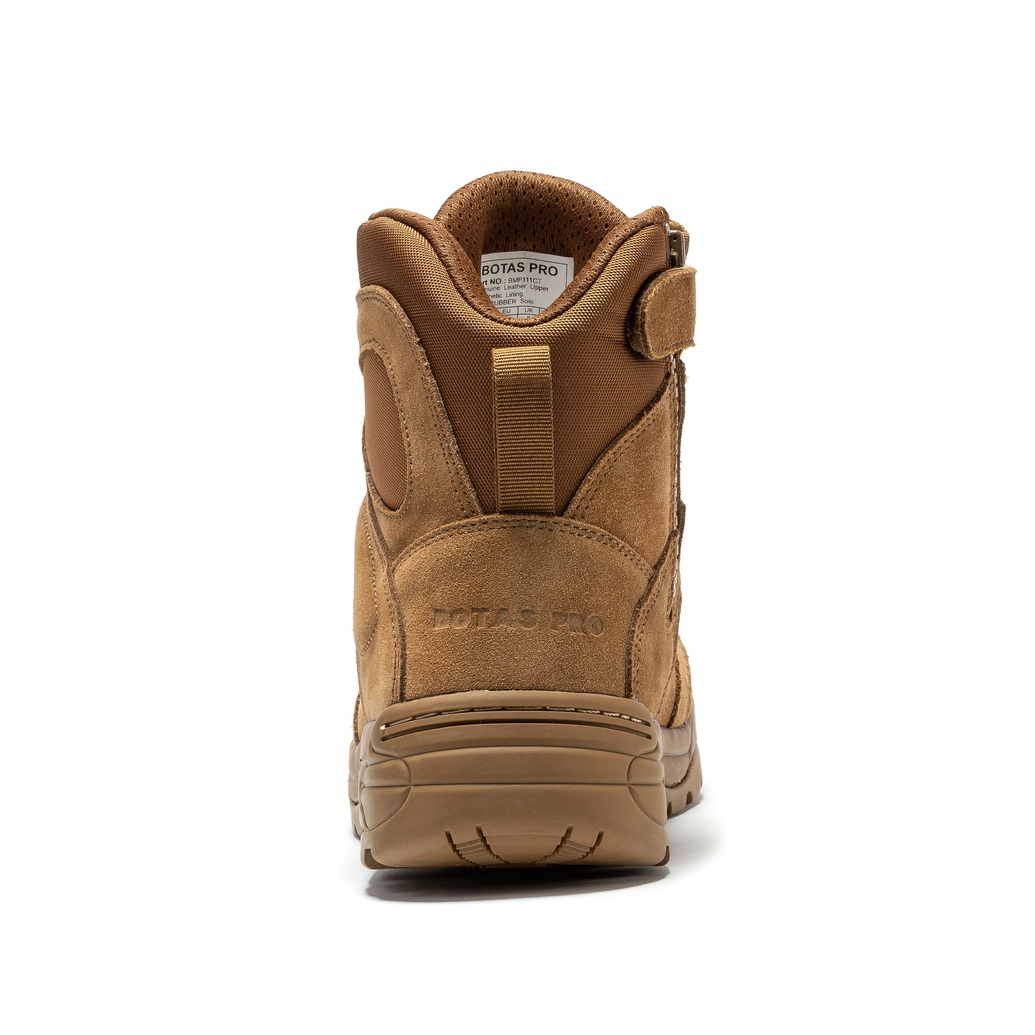 Botas Pro Coyote Men's 6” Side Zipper Rubber Sole Tactical Boots | BMP111CT