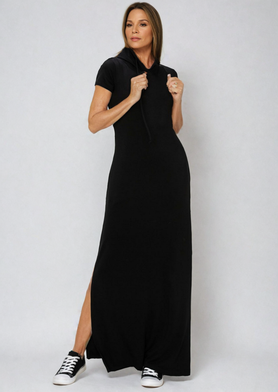 Luxe Lounge Hoodie Dress