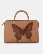 Butterfly Brown Satchel