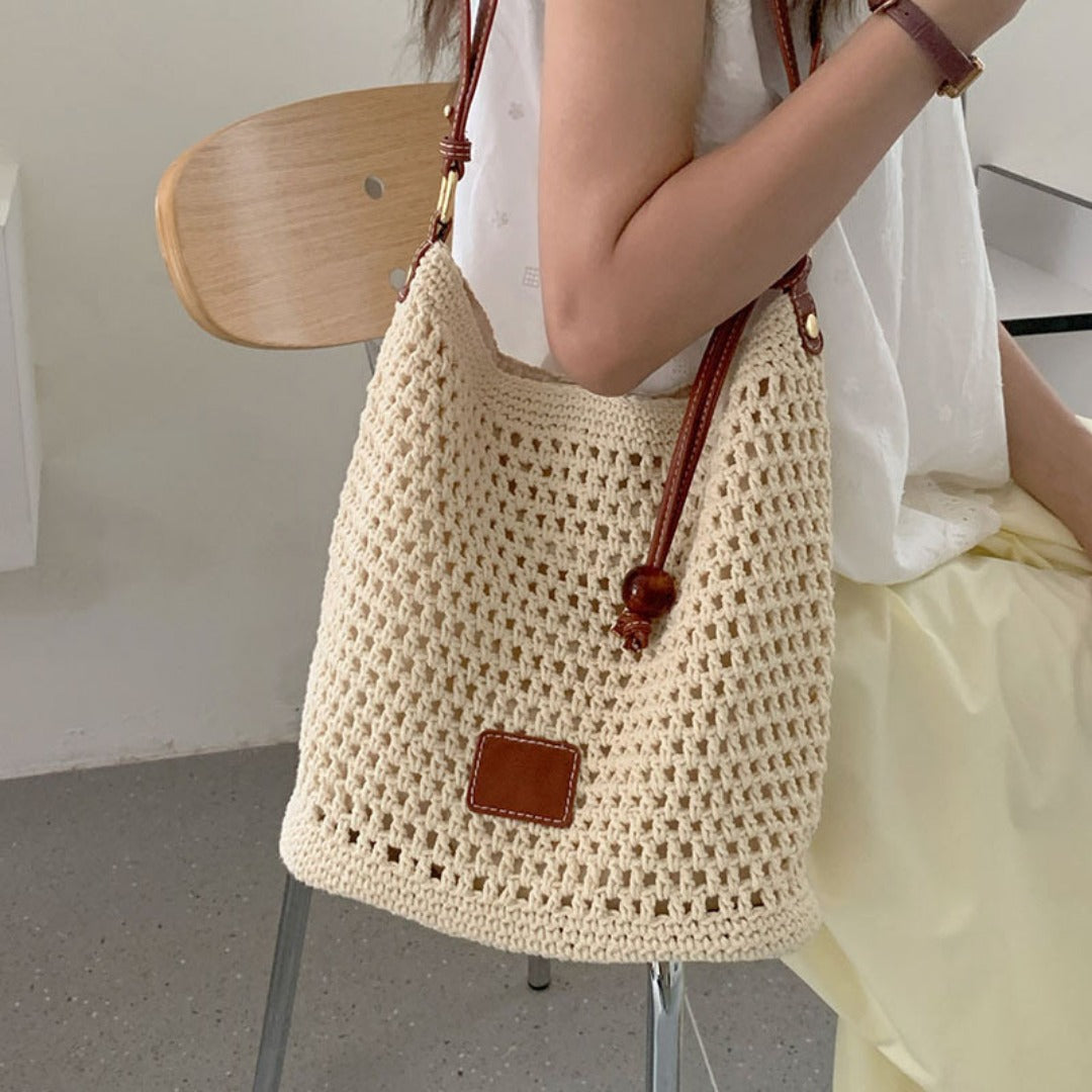 Woven Hollow Crochet Bag