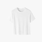 Slim Fit Solid Color Combed Cotton Top