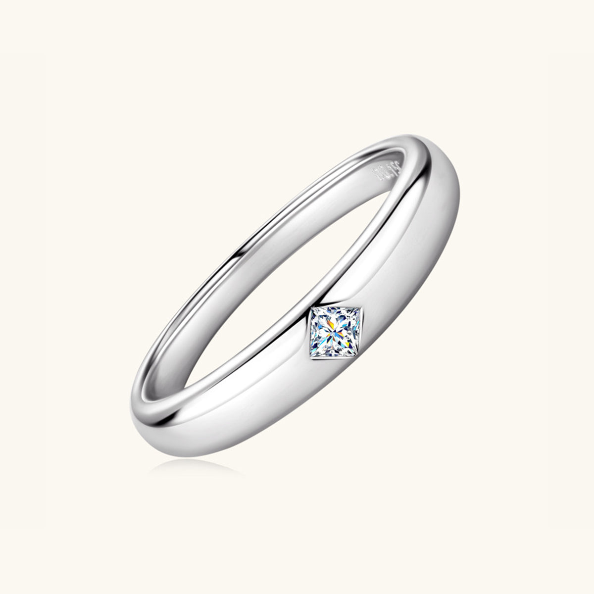 Moissanite Wedding Ring