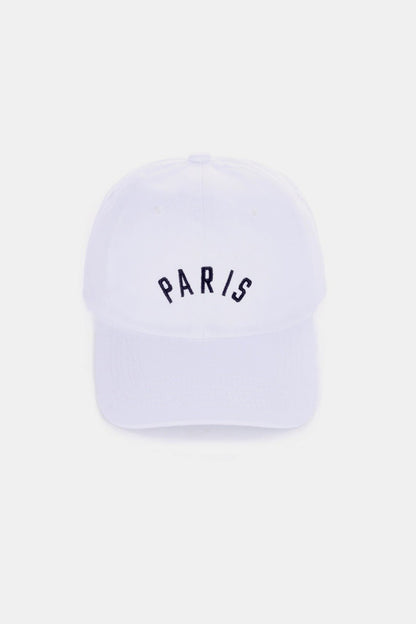 Embroidered City Baseball Cap