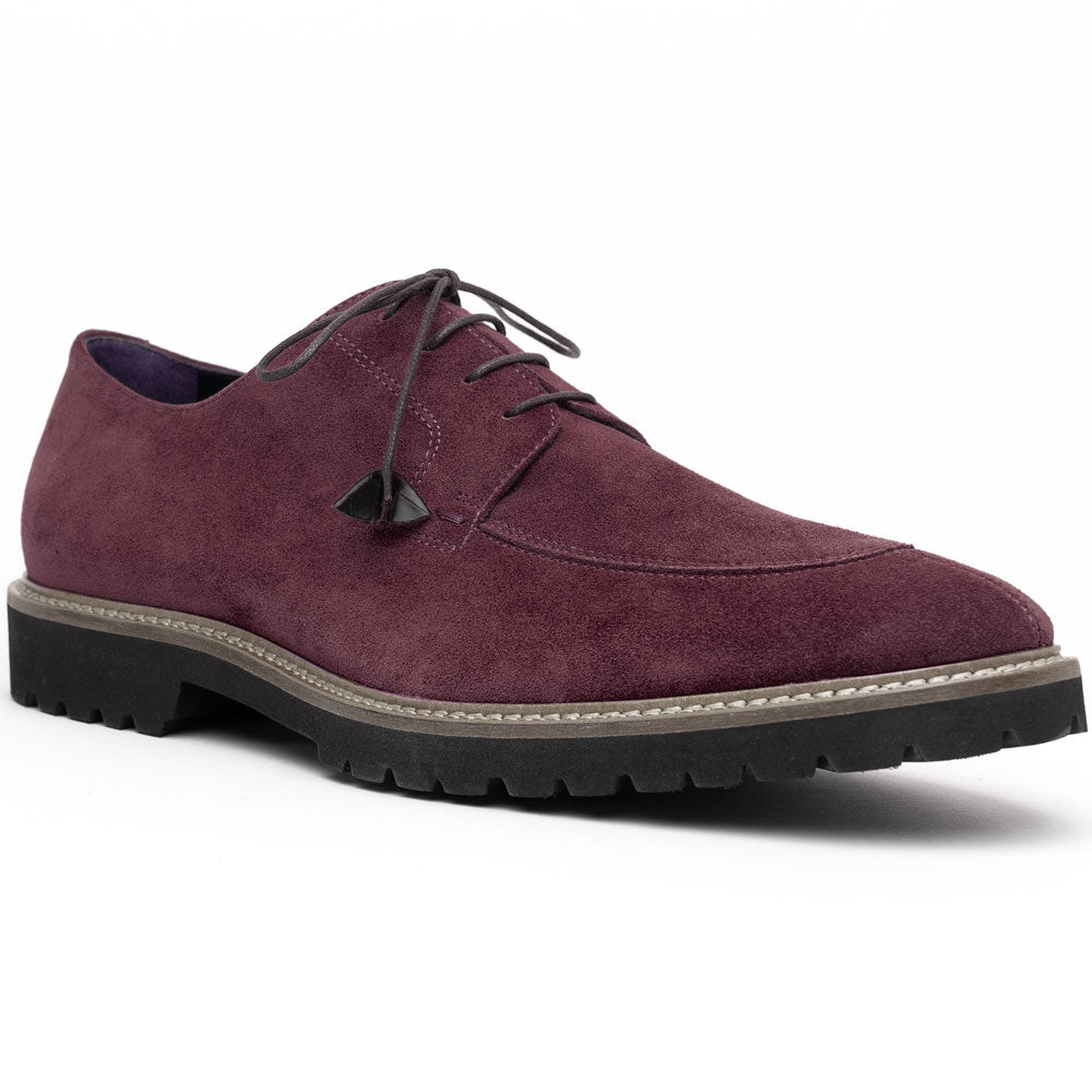 CAMPO Sueded Goatskin Lace-Up | Bordeaux