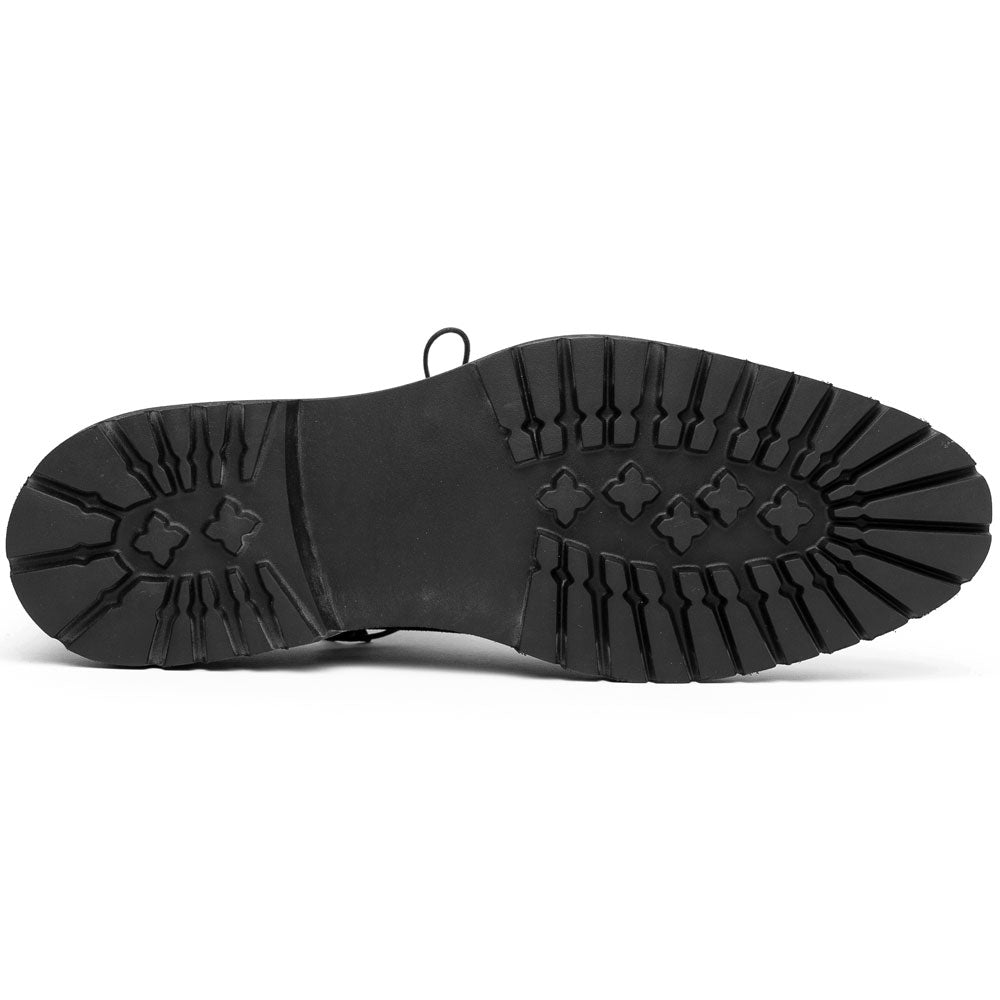 CAMPO Sueded Goatskin Lace-Up | Grey