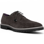 CAMPO Sueded Goatskin Lace-Up | Grey