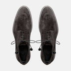 CAMPO Sueded Goatskin Lace-Up | Grey