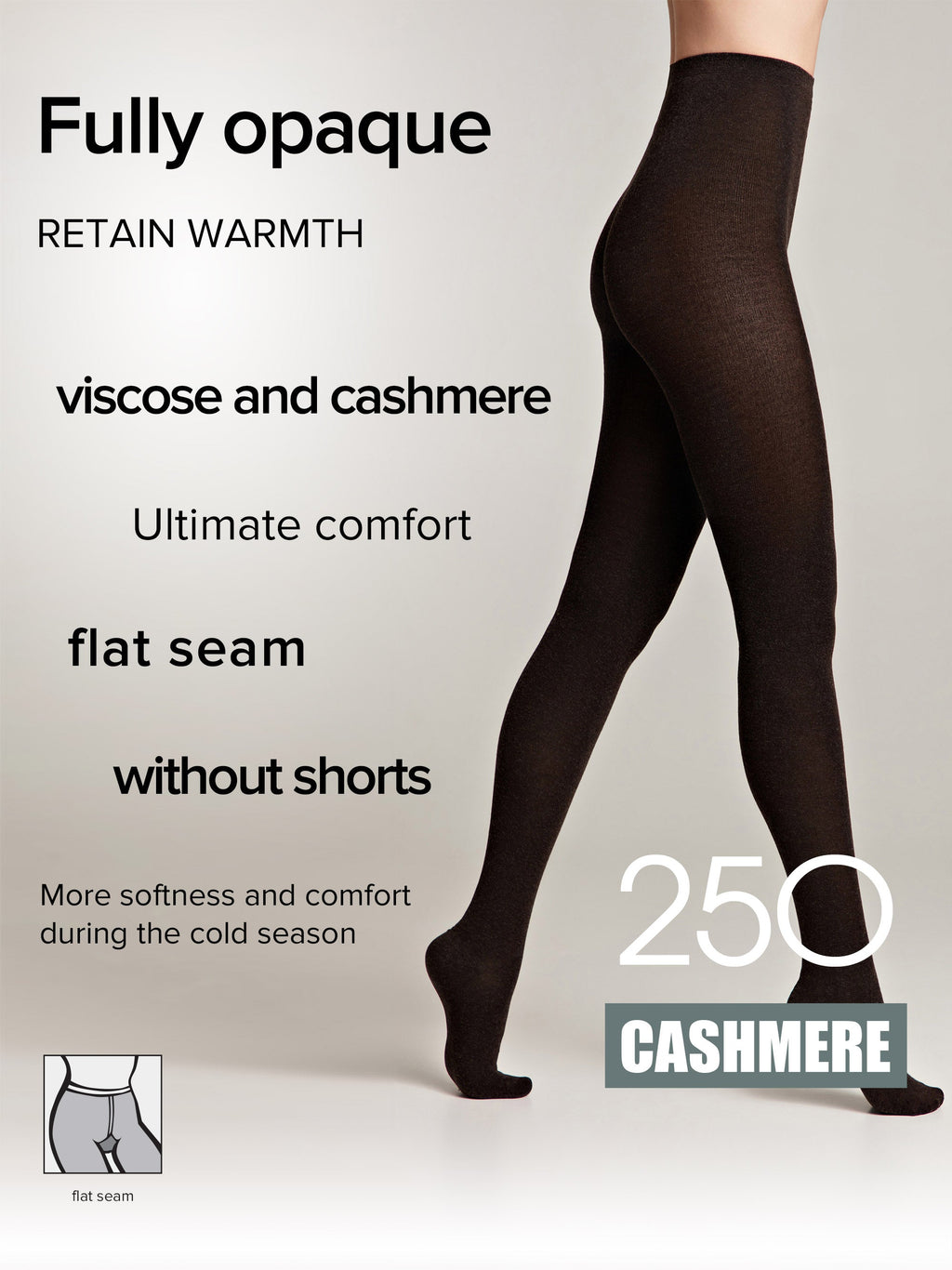 Tights Conte Cashmere Warm Opaque | 250 Den