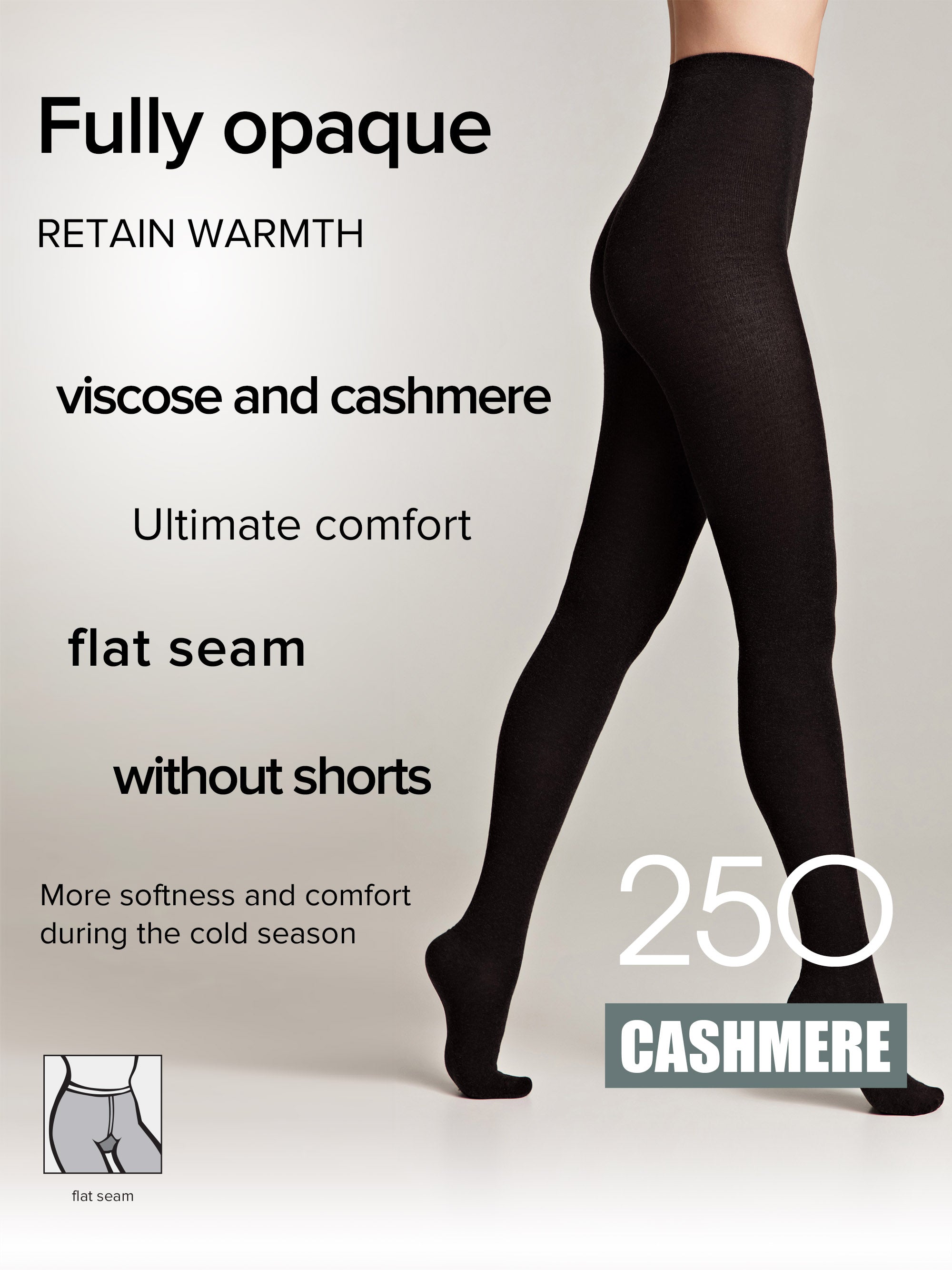 Tights Conte Cashmere Warm Opaque | 250 Den