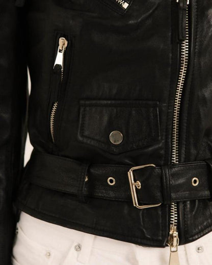 Belt Biker Vest Jacket