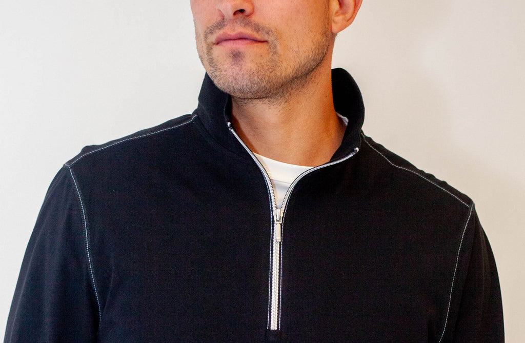 Buki Cinqo Travel Half Zip | Black