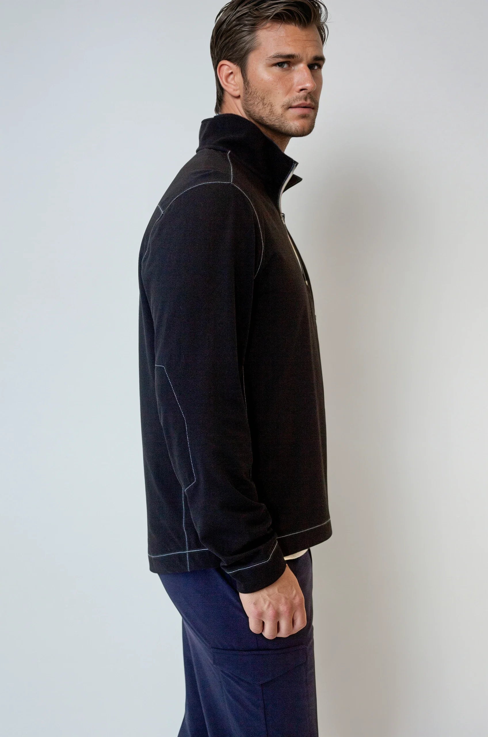 Buki Cinqo Travel Half Zip | Black