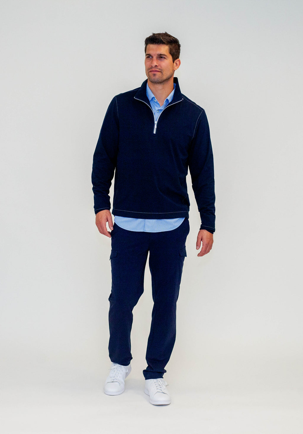 Buki Cinqo Travel Half Zip | Black