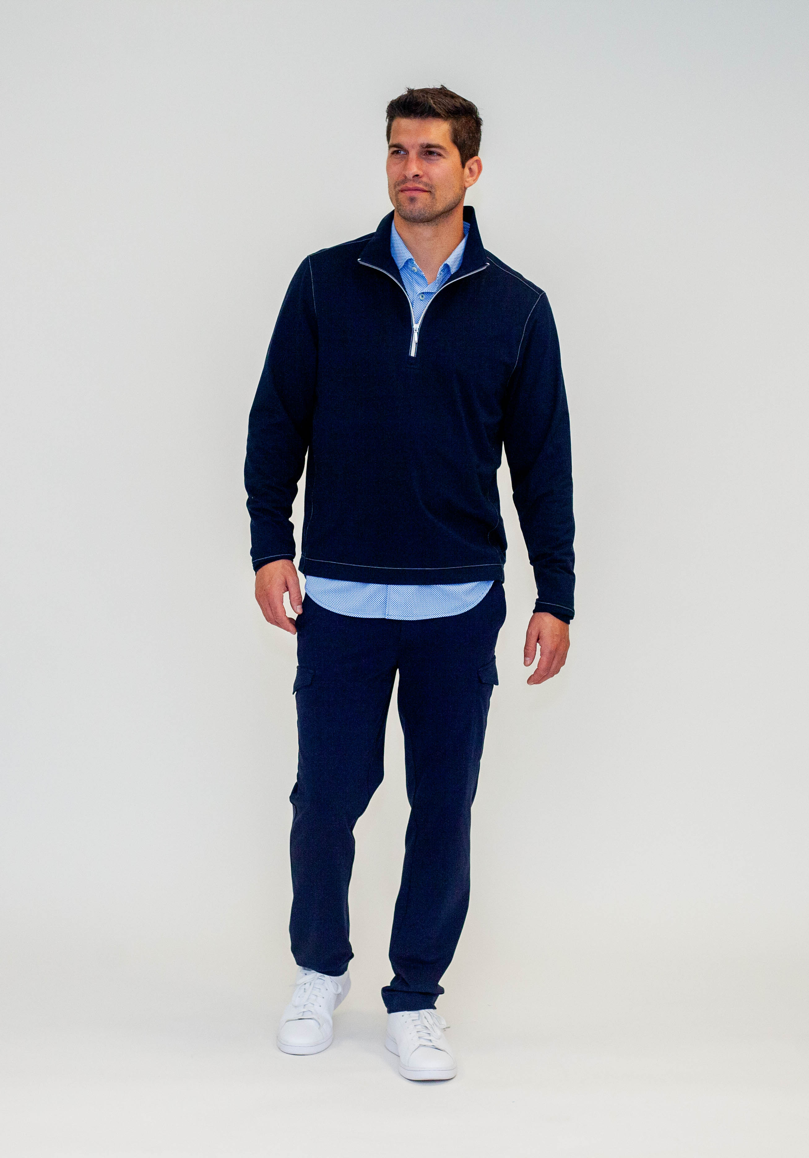 Buki Cinqo Travel Half Zip | Black