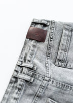 Claire A-Line Denim Midi Skirt