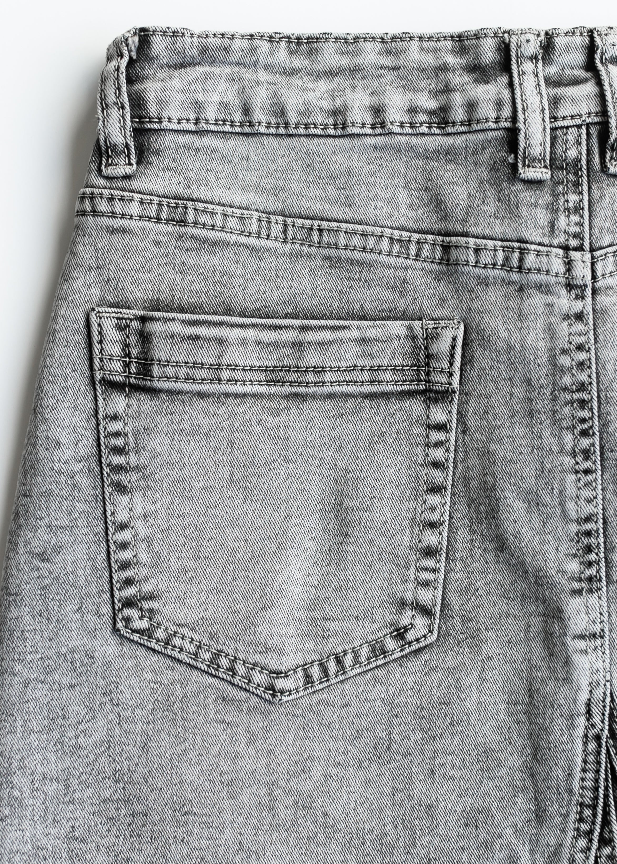 Claire A-Line Denim Midi Skirt