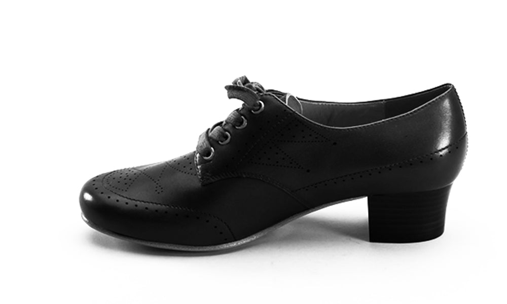 Claire 1940s Oxfords | Black