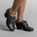 Claire 1940s Oxfords | Black