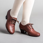 Claire 1940s Oxfords | Brown