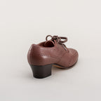 Claire 1940s Oxfords | Brown