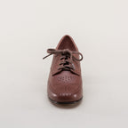 Claire 1940s Oxfords | Brown
