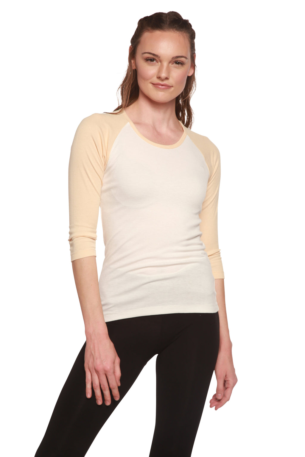 Women's Bamboo Viscose/Sorona 3/4 Sleeve T-Shirt