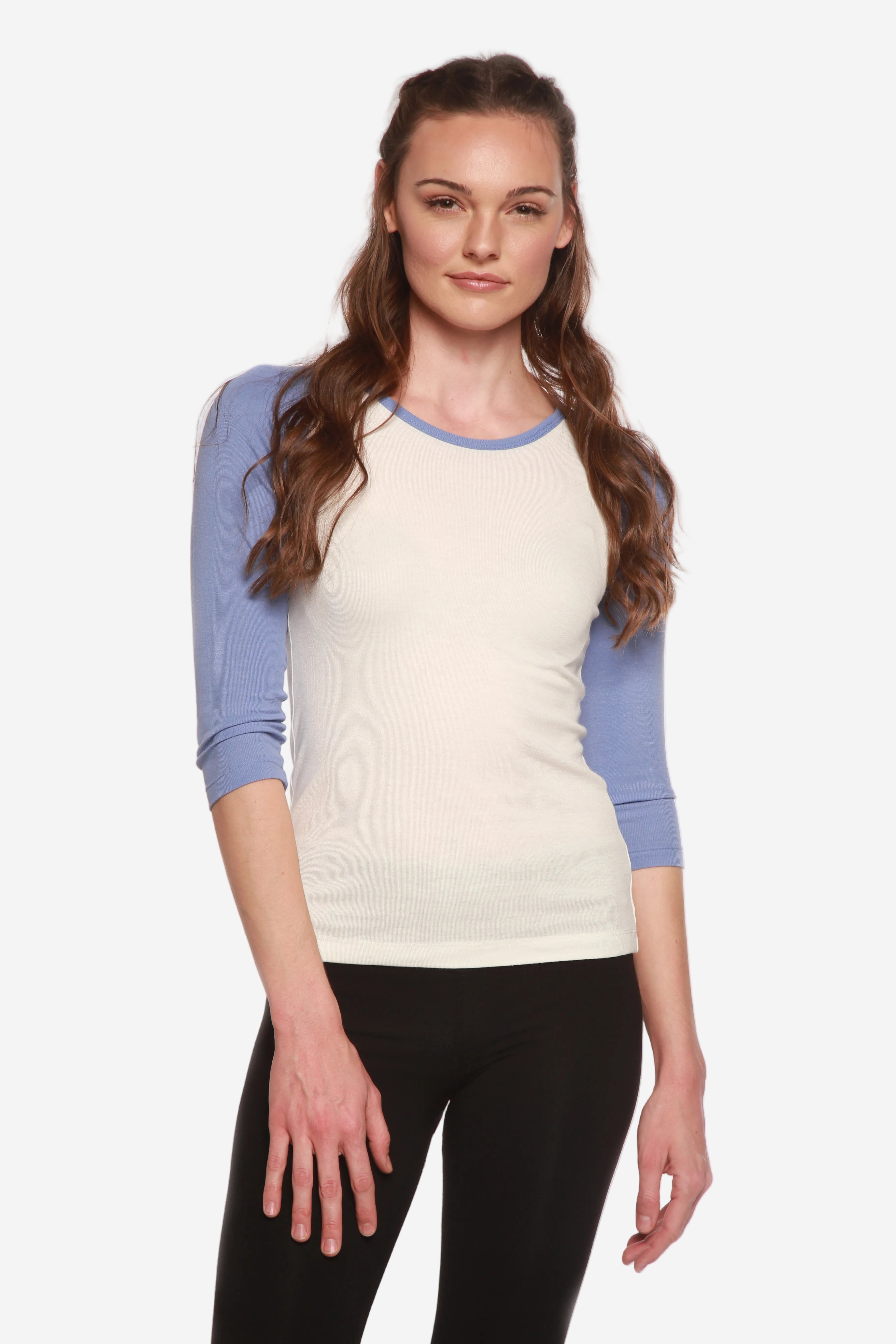 Women's Bamboo Viscose/Sorona 3/4 Sleeve T-Shirt