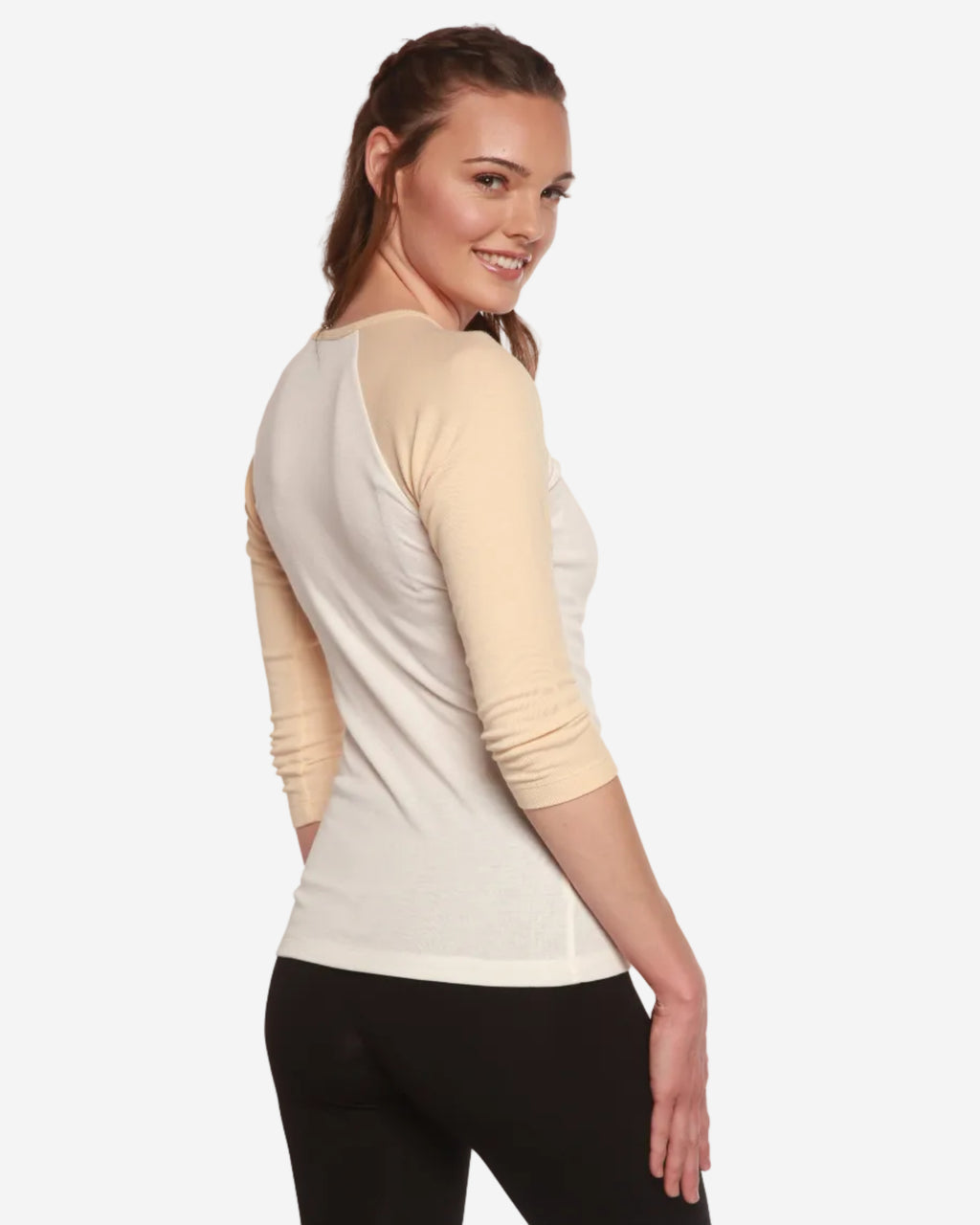 Women's Bamboo Viscose/Sorona 3/4 Sleeve T-Shirt