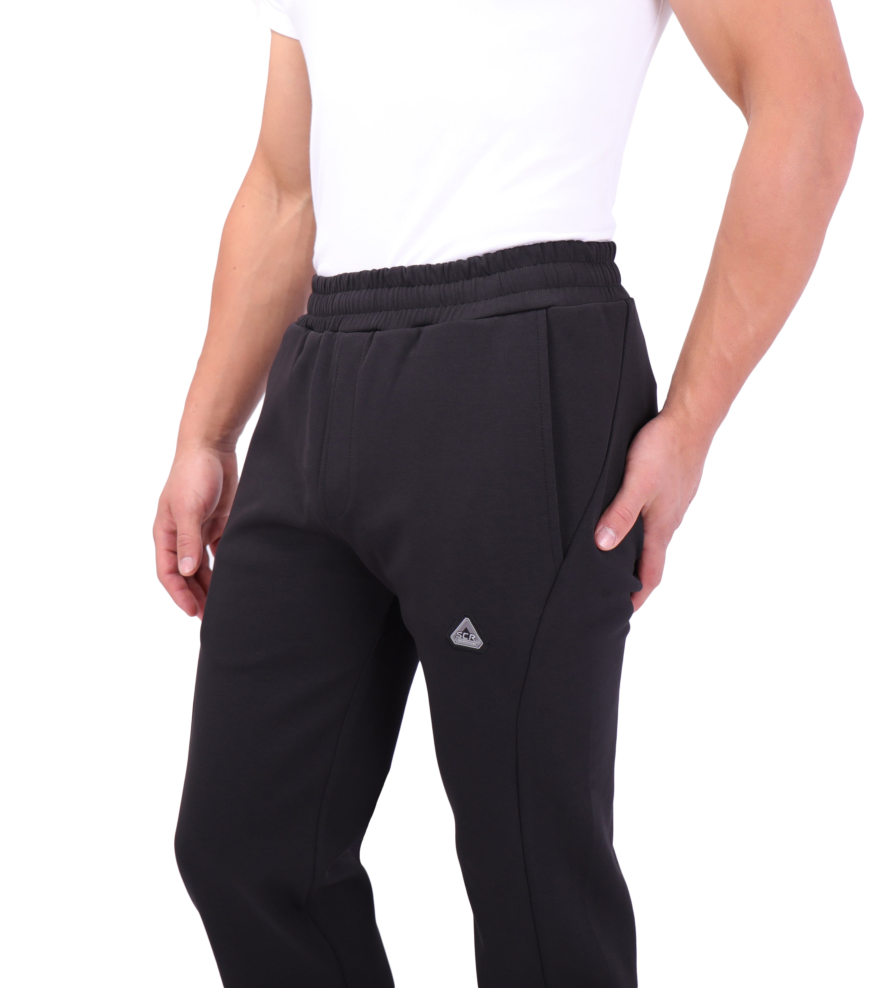 SCR Classic Athleisure Pant Straight Black | Tall