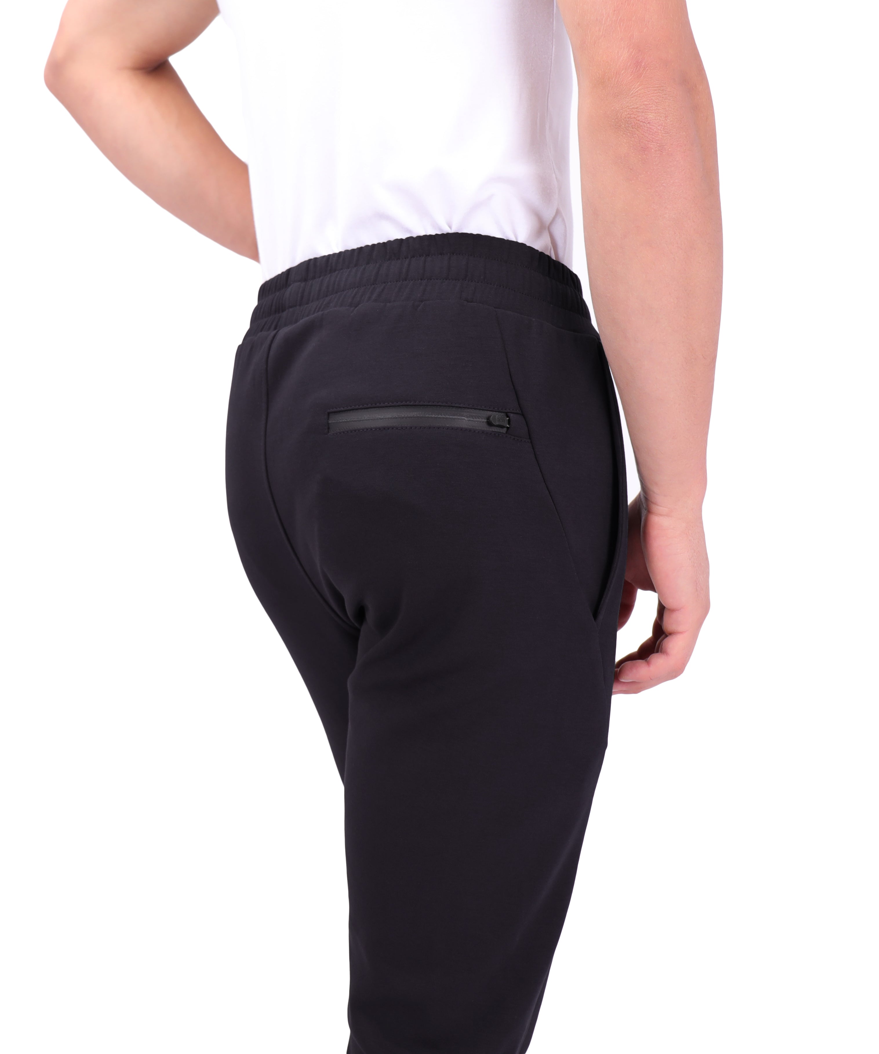SCR Classic Athleisure Pant Straight Black | Tall